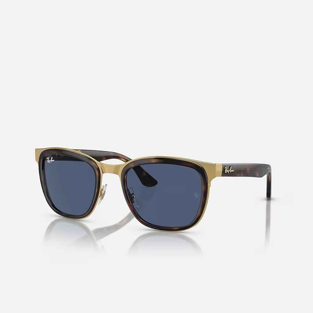 Kính Ray-Ban Clyde Vàng Nâu Xanh Dương