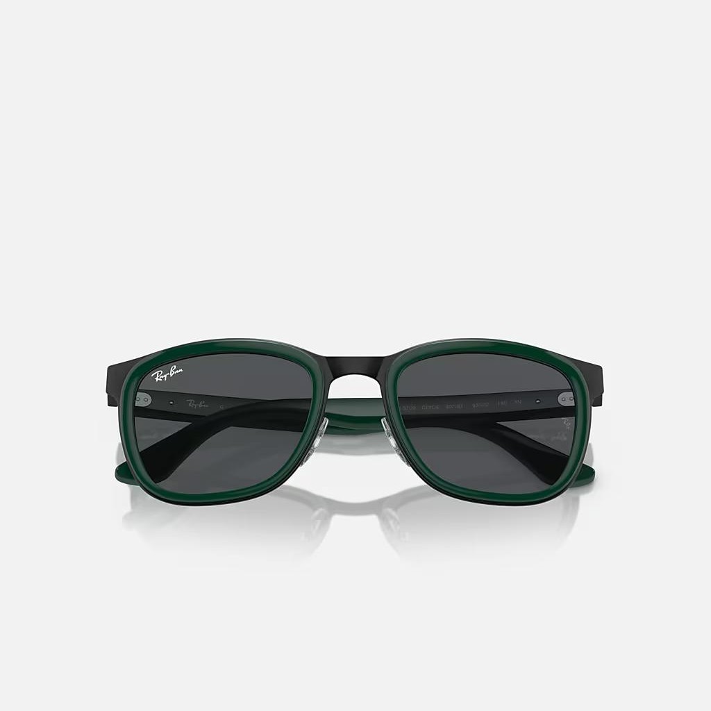 Kính Ray-Ban Clyde Xanh Lá Xám