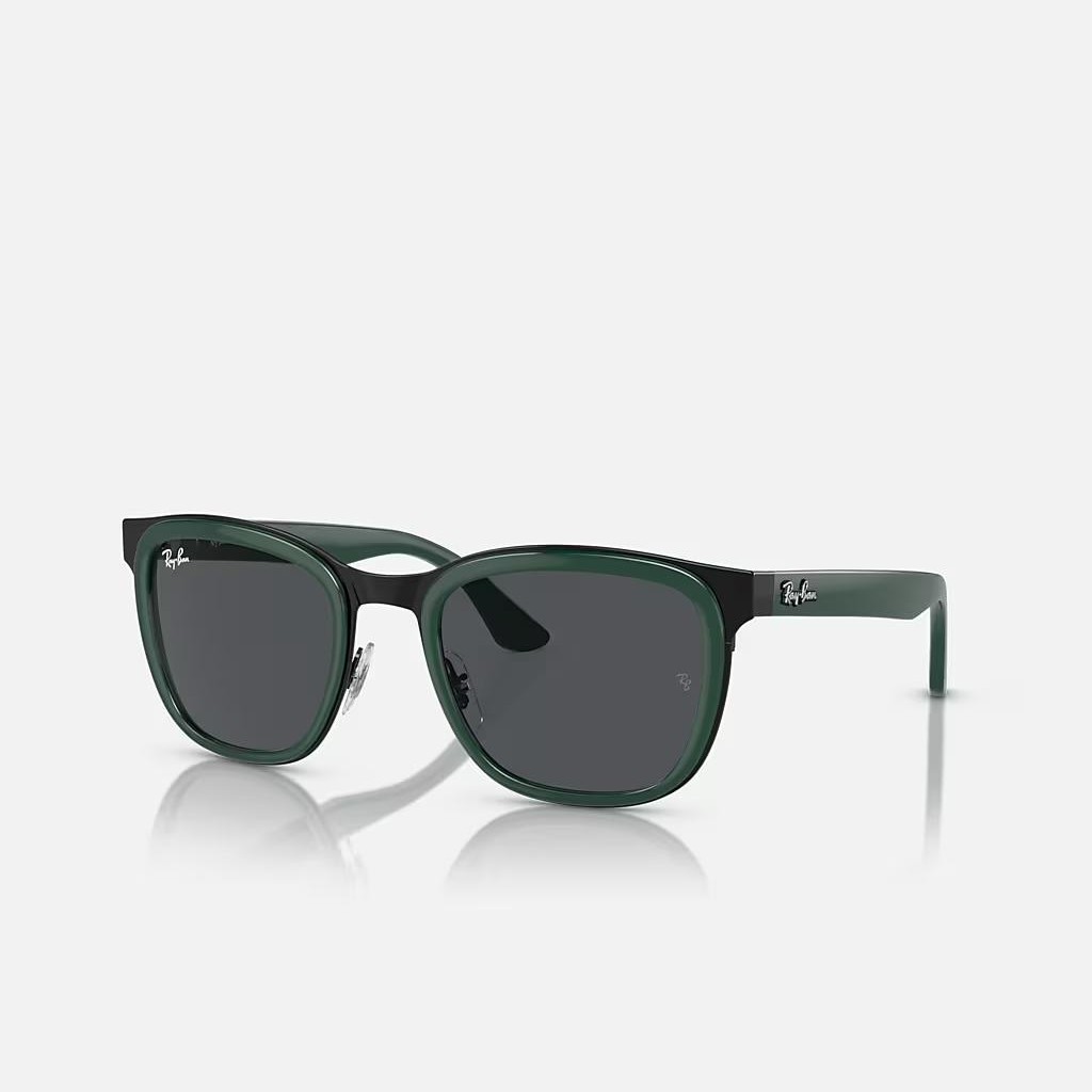 Kính Ray-Ban Clyde Xanh Lá Xám