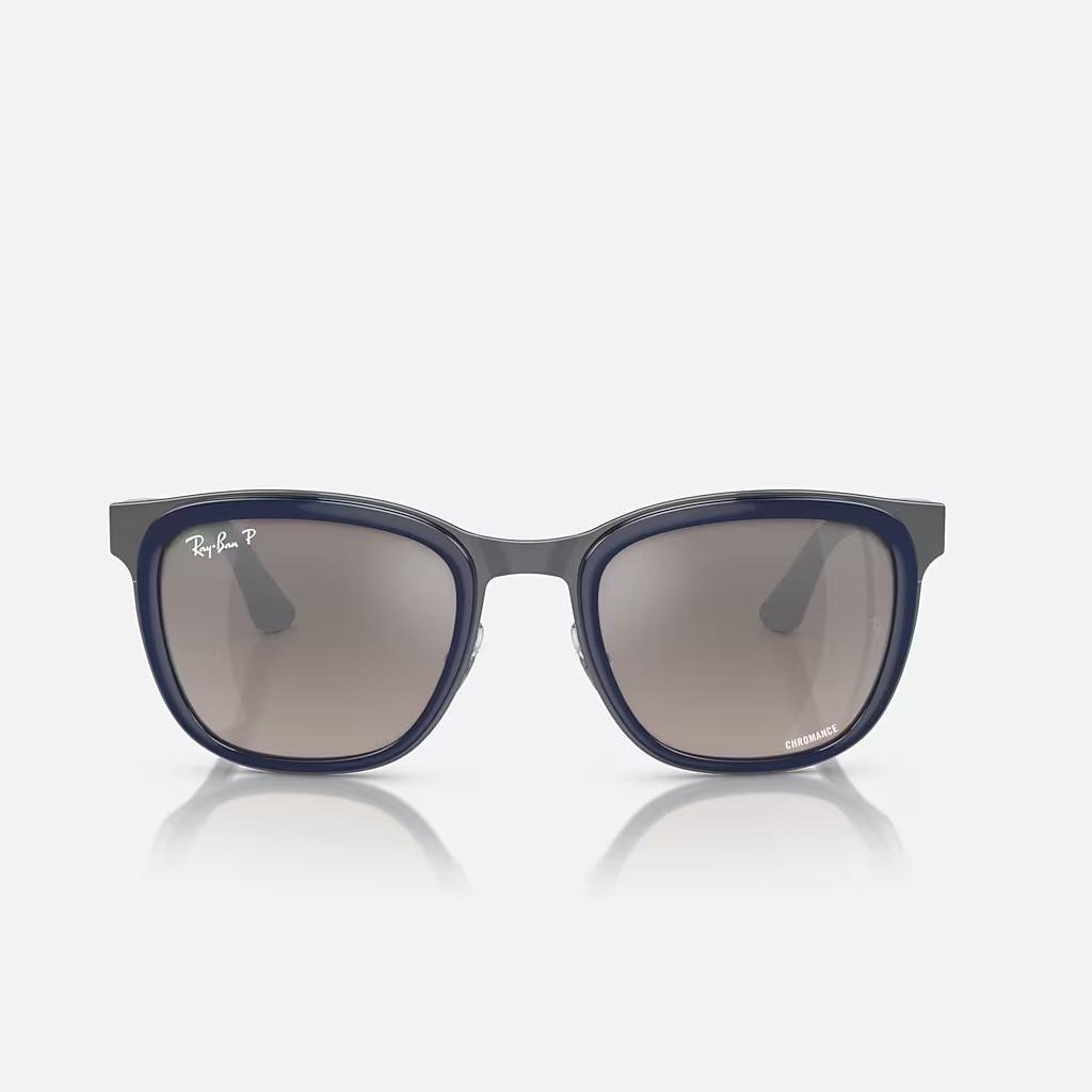 Kính Ray-Ban Clyde Xanh Dương Bạc