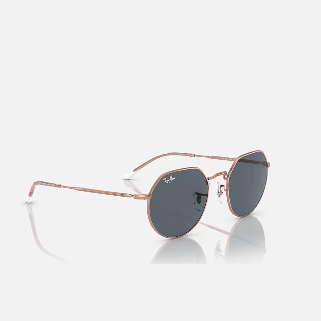 Kính Ray-Ban Jack Rose Gold Hồng Xanh Dương