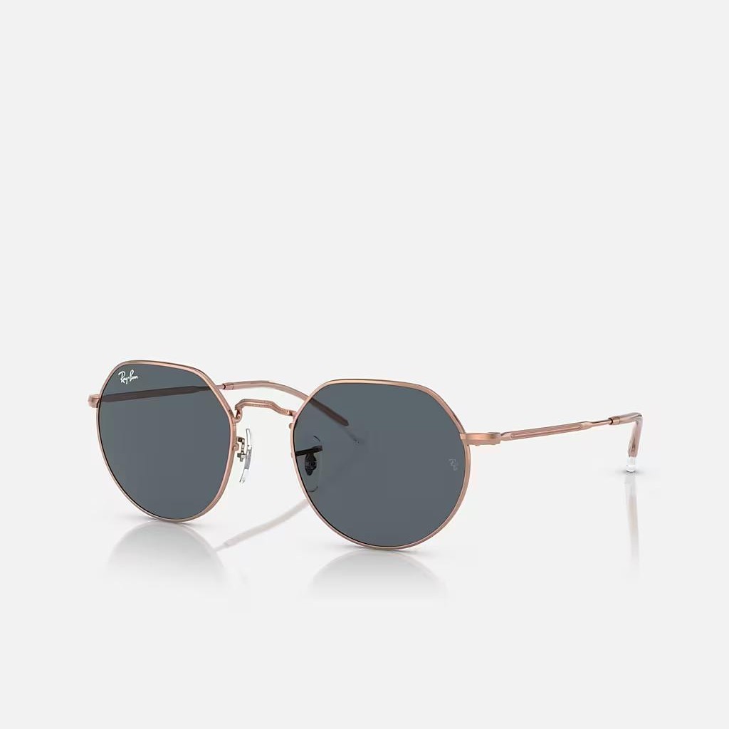 Kính Ray-Ban Jack Rose Gold Hồng Xanh Dương