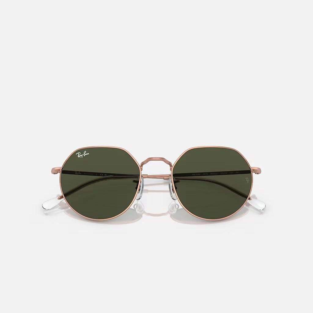 Kính Ray-Ban Jack Rose Gold Hồng Xanh Lá