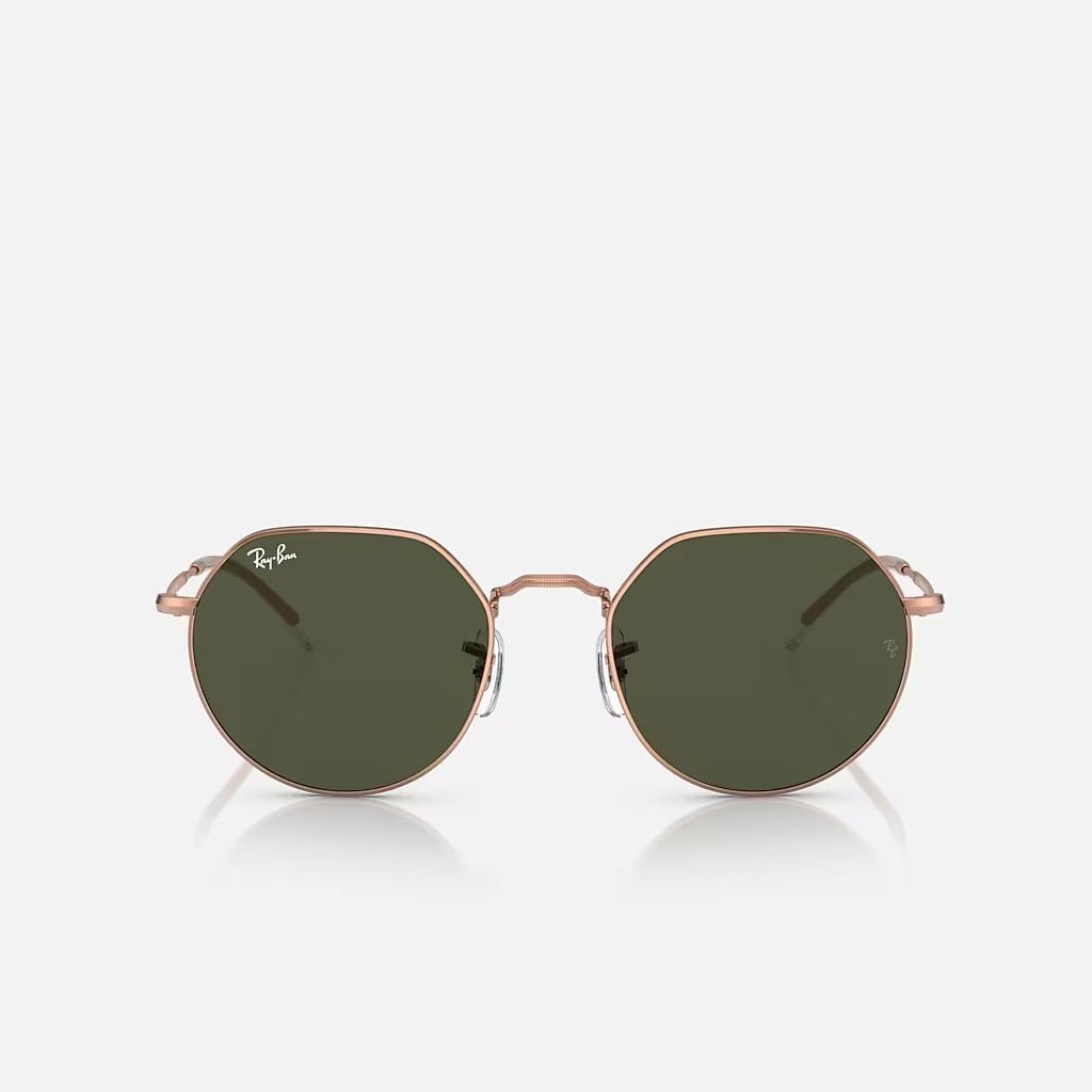 Kính Ray-Ban Jack Rose Gold Hồng Xanh Lá