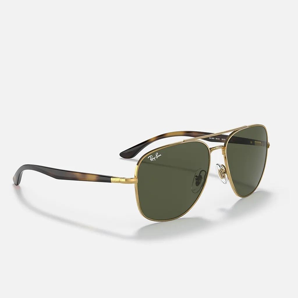 Kính Ray-Ban Rb3683 Vàng Xanh Lá