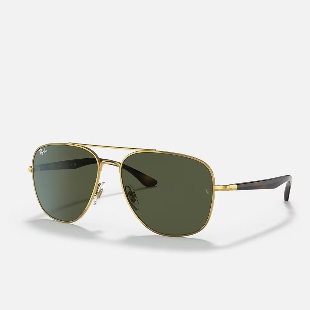 Kính Ray-Ban Rb3683 Vàng Xanh Lá