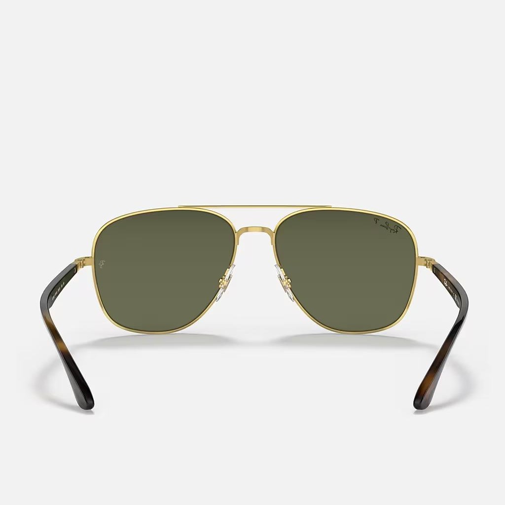 Kính Ray-Ban Rb3683 Polarized Vàng Xanh Lá