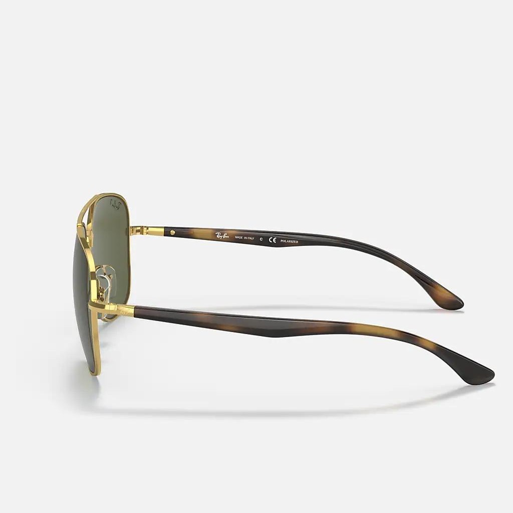 Kính Ray-Ban Rb3683 Polarized Vàng Xanh Lá