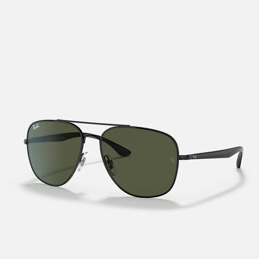 Kính Ray-Ban Rb3683 Đen Xanh Lá