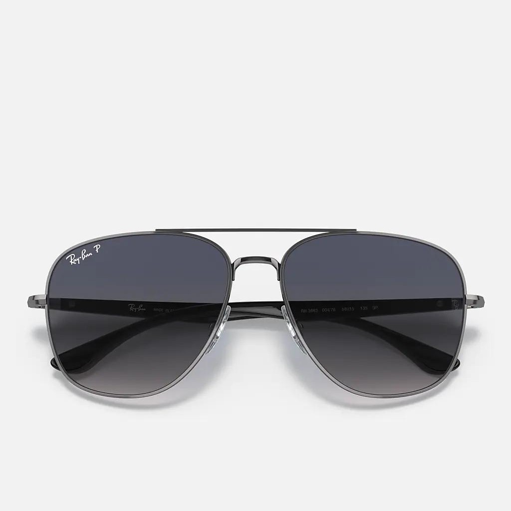 Kính Ray-Ban Rb3683 Polarized Xám Xanh Dương