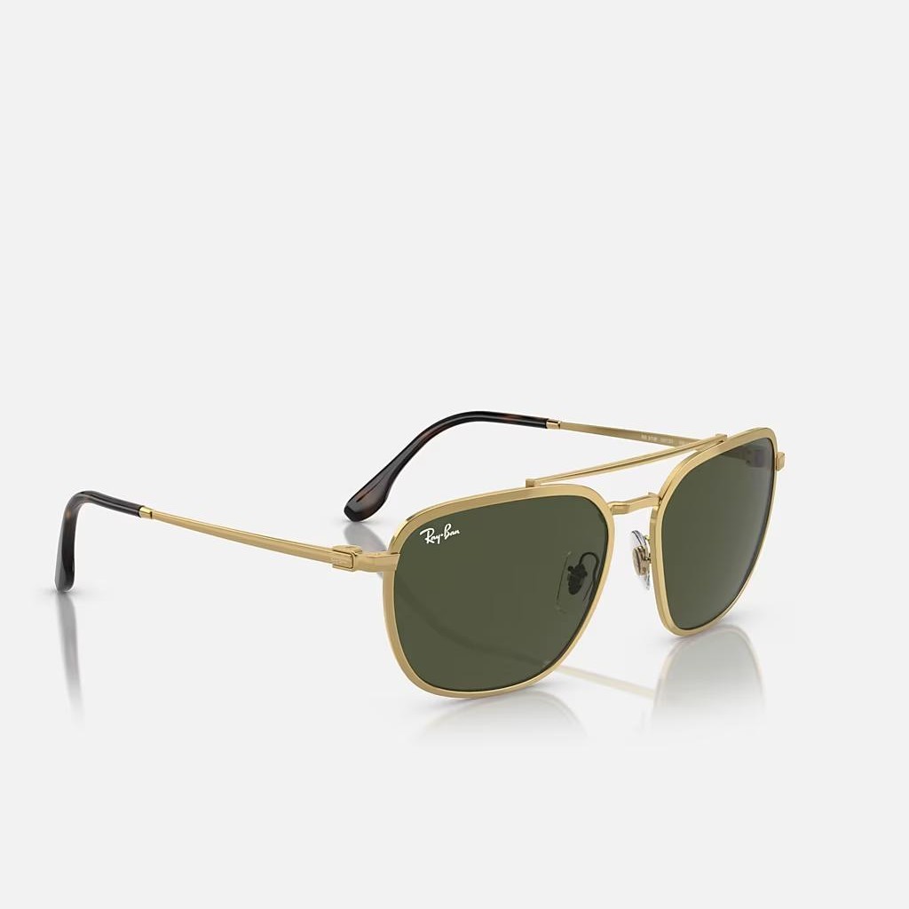 Kính Ray-Ban Rb3708 Vàng Xanh Lá