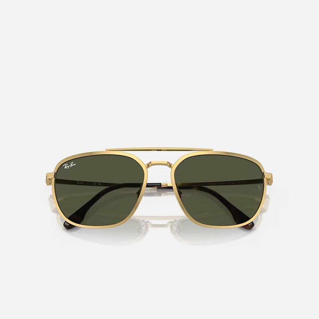 Kính Ray-Ban Rb3708 Vàng Xanh Lá