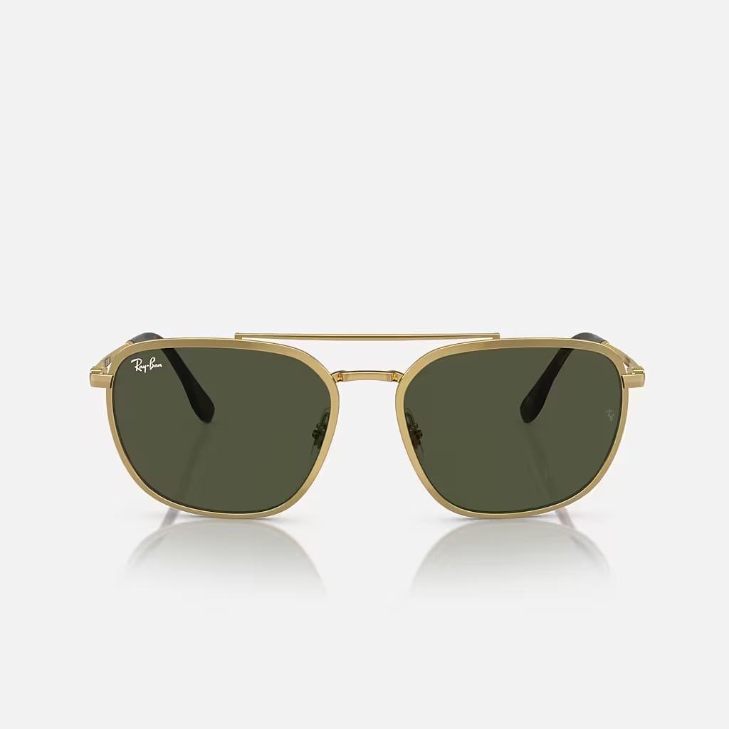 Kính Ray-Ban Rb3708 Vàng Xanh Lá