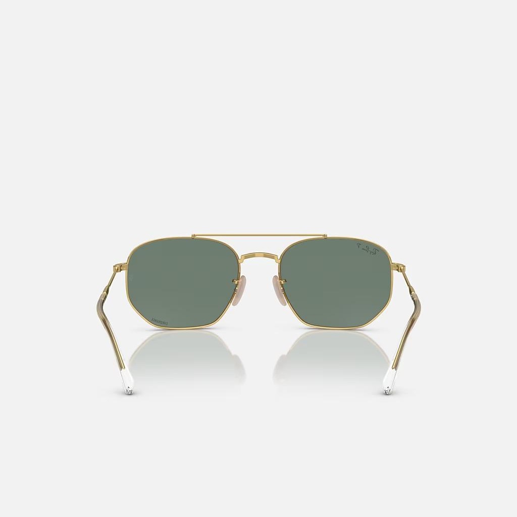 Kính Ray-Ban Rb3707 Polarized Vàng Xám