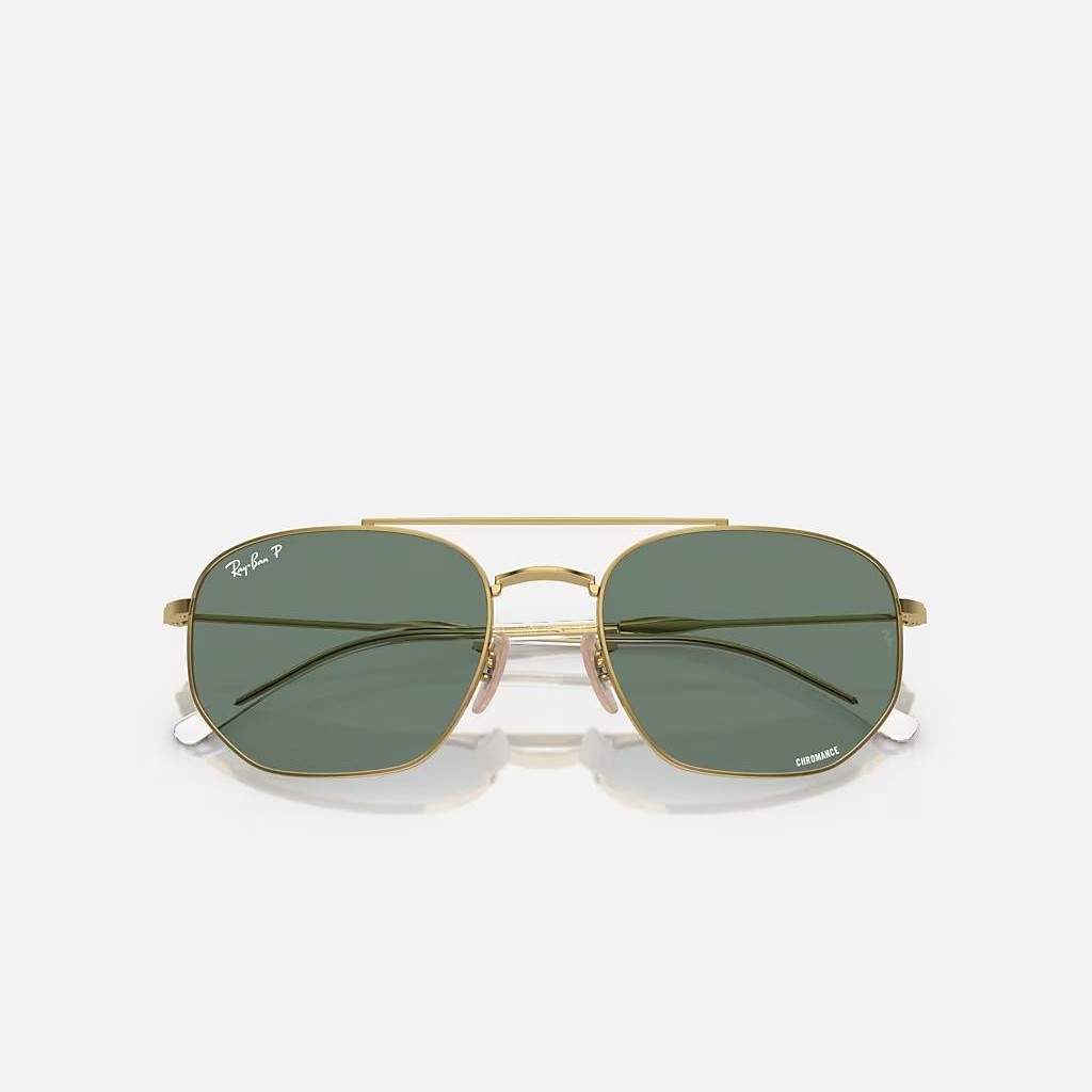 Kính Ray-Ban Rb3707 Polarized Vàng Xám