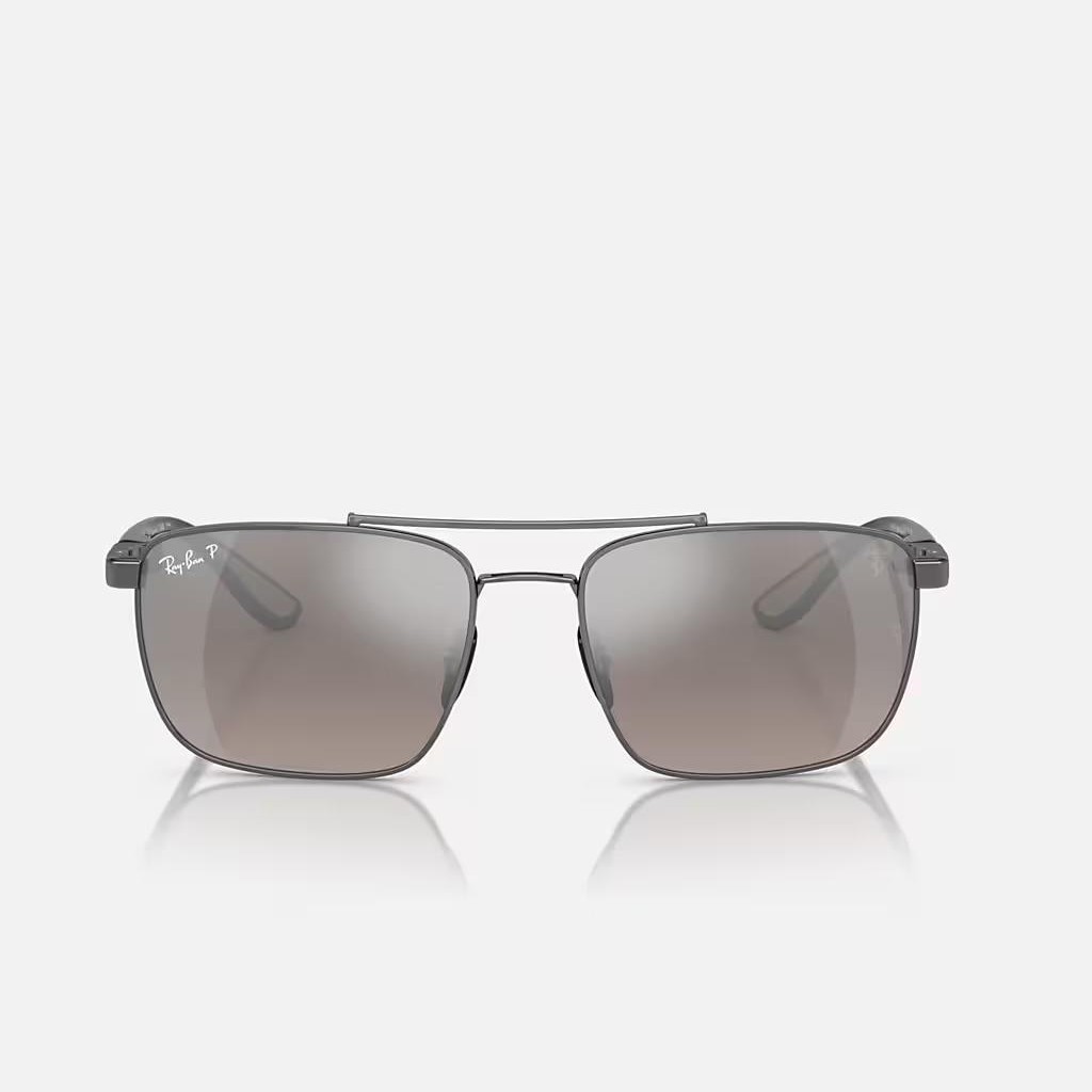 Kính Ray-Ban Rb3715M Scuderia Ferrari Collection Xám Bạc