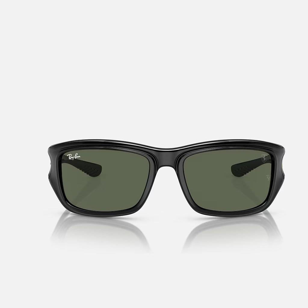 Kính Ray-Ban Rb4405M Scuderia Ferrari Collection Đen Xanh Lá Đậm