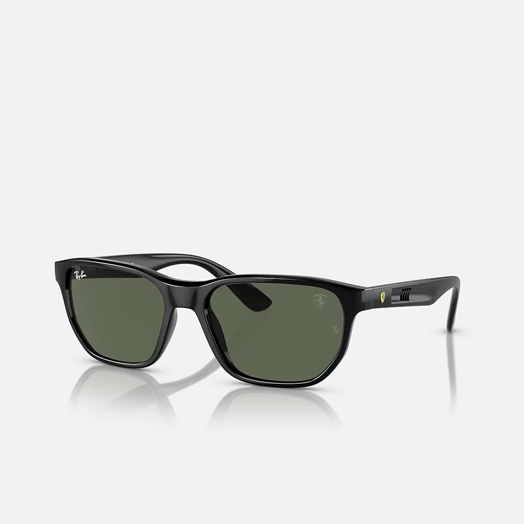 Kính Ray-Ban Rb4404M Scuderia Ferrari Collection Đen Xanh Lá Đậm