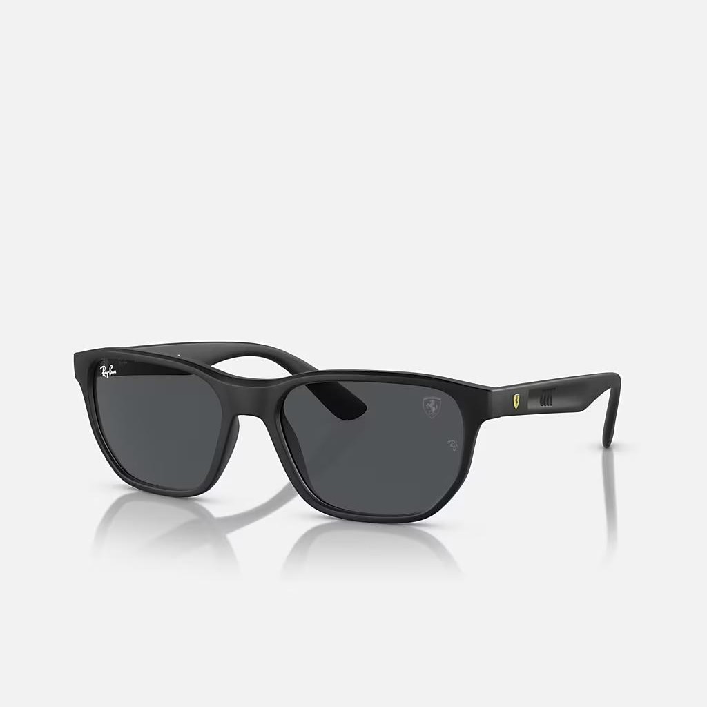 Kính Ray-Ban Rb4404M Scuderia Ferrari Collection Đen Nhám Xám Đậm