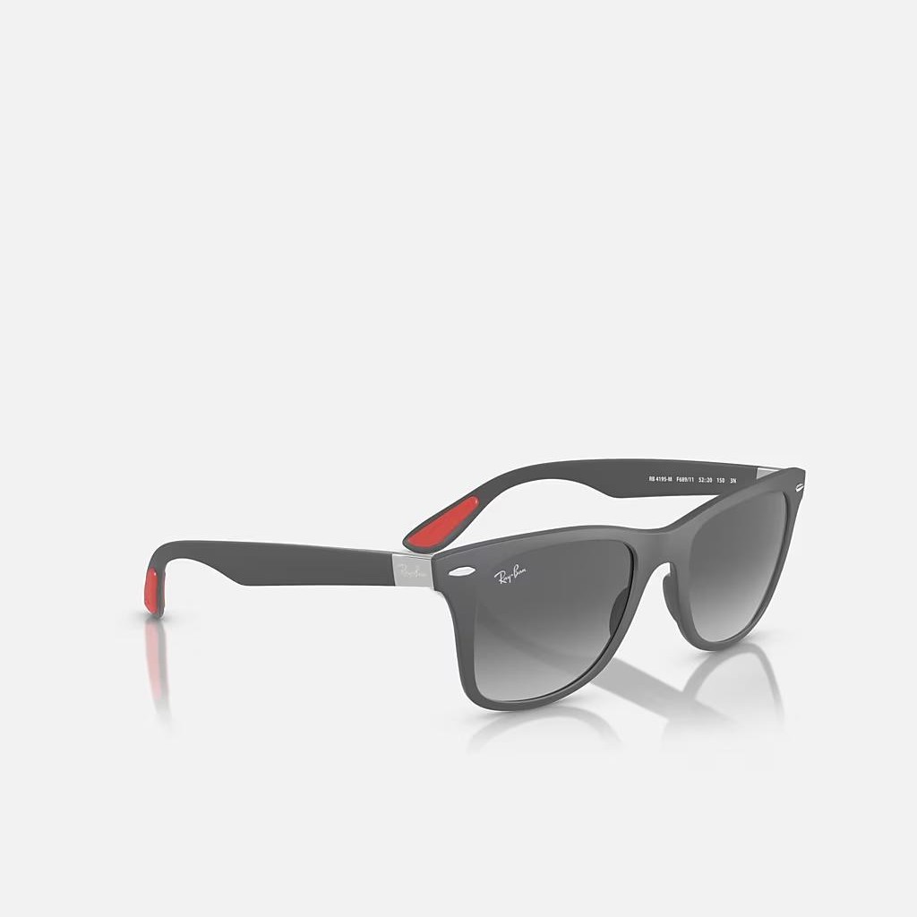 Kính Ray-Ban Scuderia Ferrari Monaco Ltd | Customized By Charles Leclerc Xám