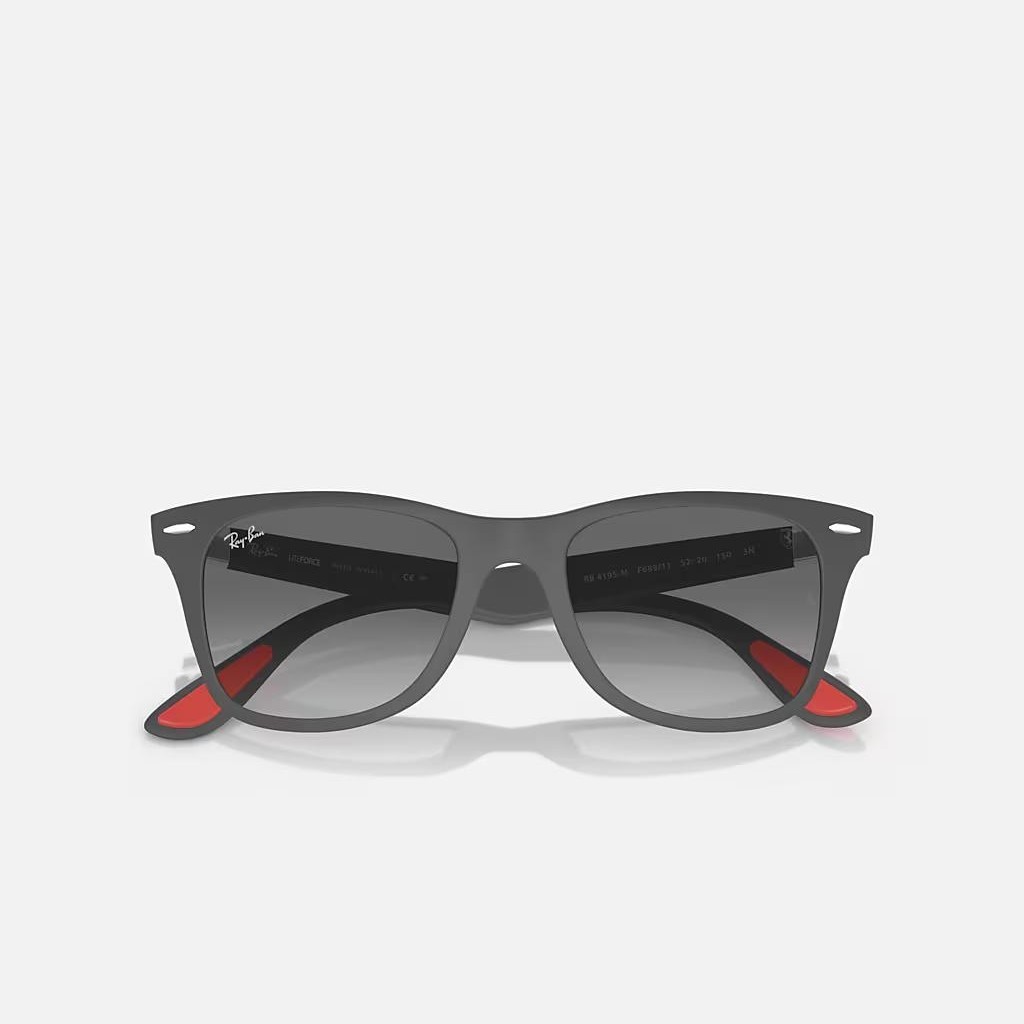 Kính Ray-Ban Scuderia Ferrari Monaco Ltd | Customized By Charles Leclerc Xám