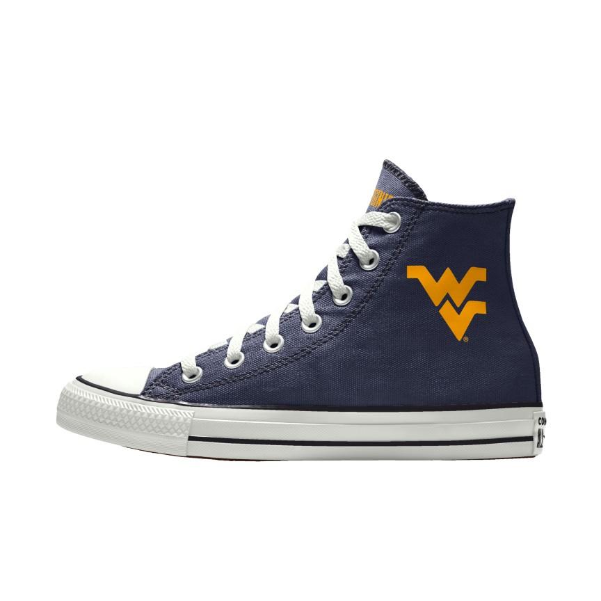 Giày Converse Custom Chuck Taylor All Star West Virginia University Mountaineers By You Nam Xanh Dương