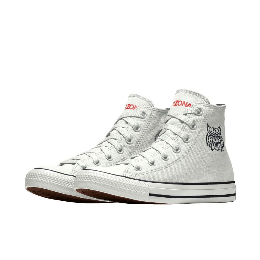 Giày Converse Custom Chuck Taylor All Star University of Arizona Wildcats By You Nam Trắng