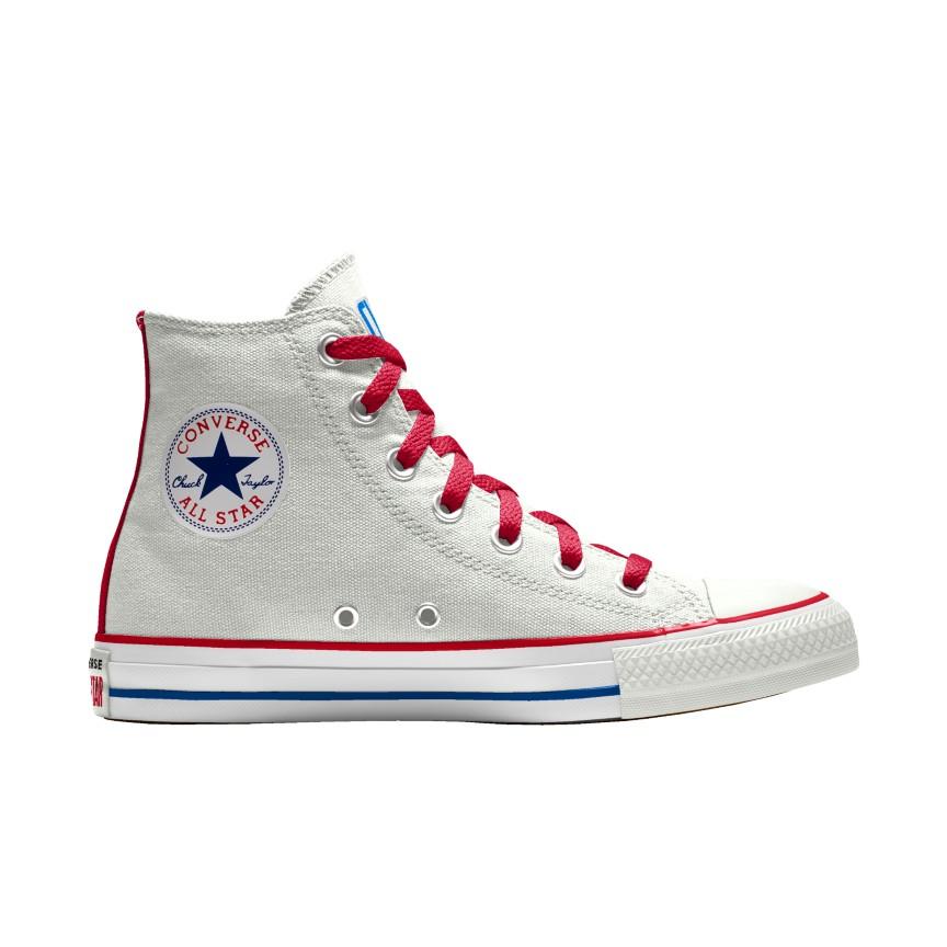 Giày Converse Custom Chuck Taylor All Star NBA By You - Los Angeles Clippers Nam Trắng