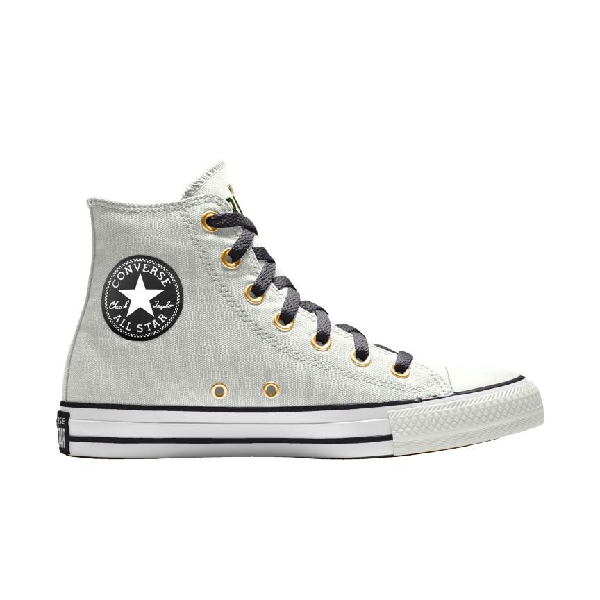 Giày Converse Custom Chuck Taylor All Star NBA By You - Milwaukee Bucks Nam Trắng