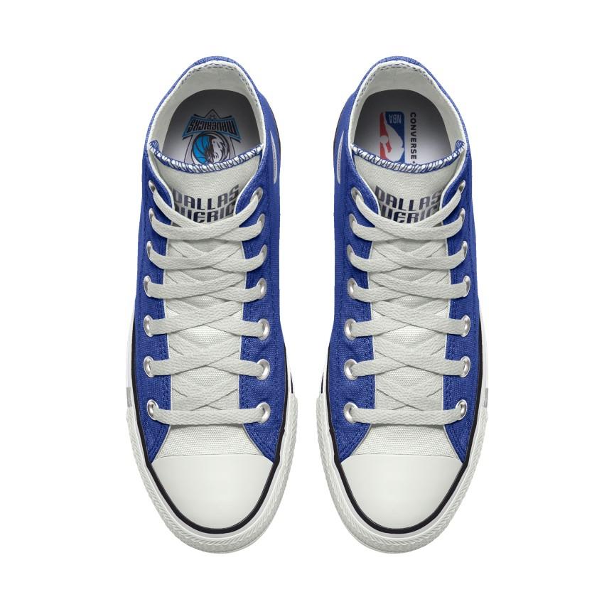 Giày Converse Custom Chuck Taylor All Star NBA By You - Dallas Mavericks Nam Xanh Dương