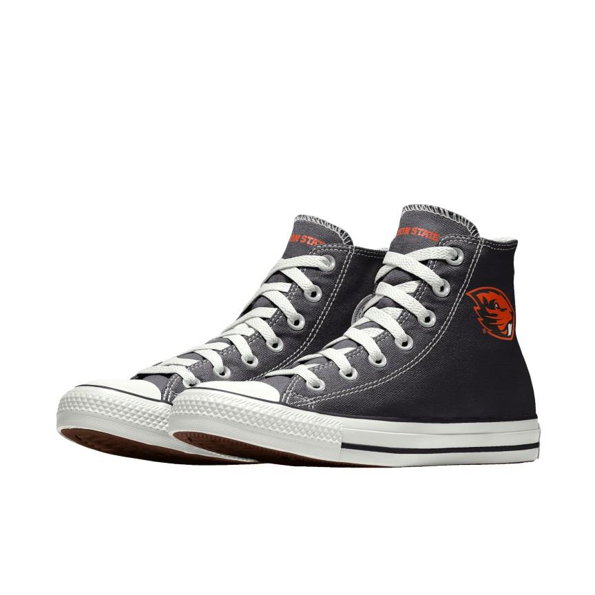 Giày Converse Custom Chuck Taylor All Star Oregon State University Beavers By You Nam Đen