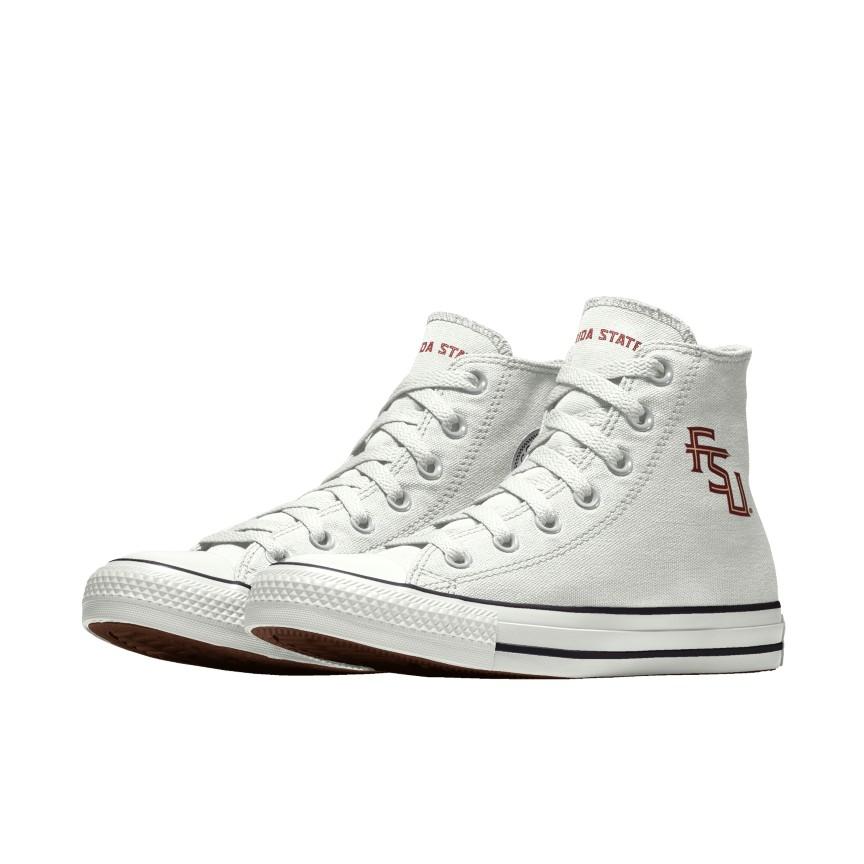 Giày Converse Custom Chuck Taylor All Star Florida State University Seminoles By You Nam Trắng