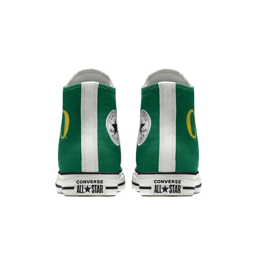 Giày Converse Custom Chuck Taylor All Star University of Oregon Ducks By You Nam Xanh Lá