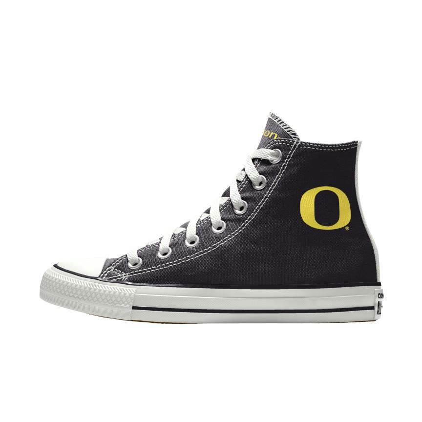 Giày Converse Custom Chuck Taylor All Star University of Oregon Ducks By You Nam Đen