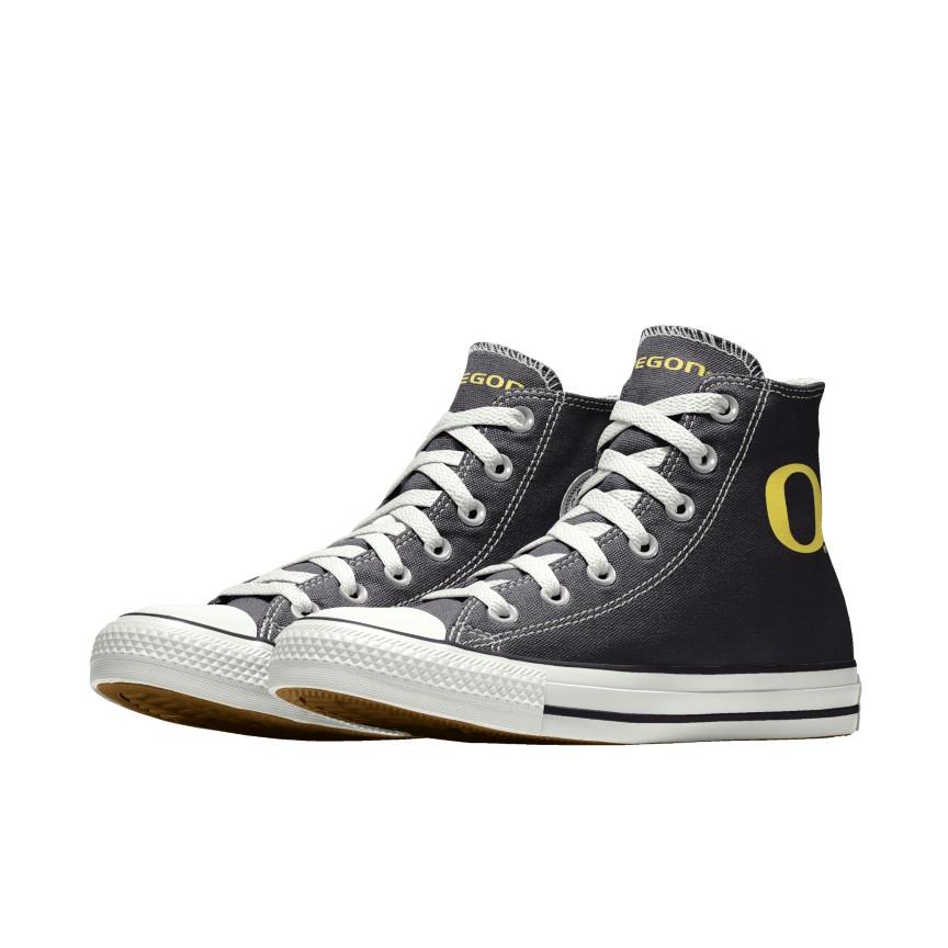 Giày Converse Custom Chuck Taylor All Star University of Oregon Ducks By You Nam Đen