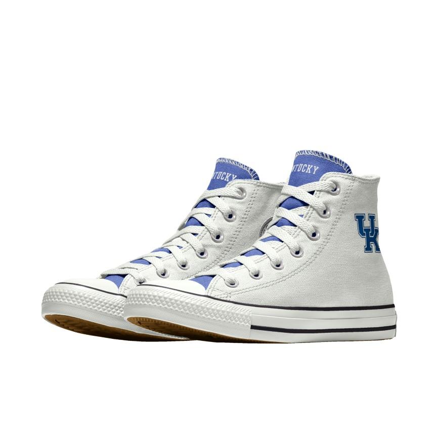 Giày Converse Custom Chuck Taylor All Star University of Kentucky Wildcats By You Nam Trắng