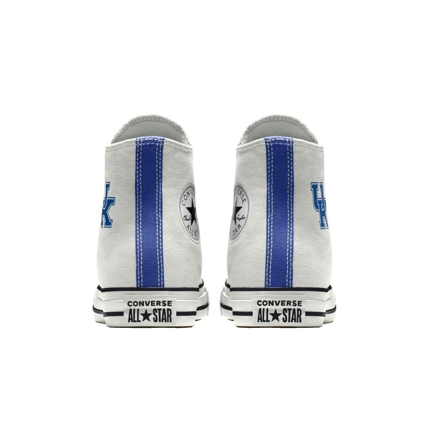 Giày Converse Custom Chuck Taylor All Star University of Kentucky Wildcats By You Nam Trắng