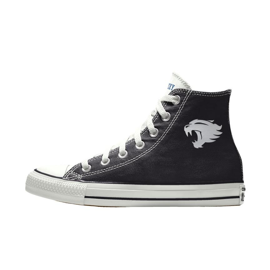 Giày Converse Custom Chuck Taylor All Star University of Kentucky Wildcats By You Nam Đen