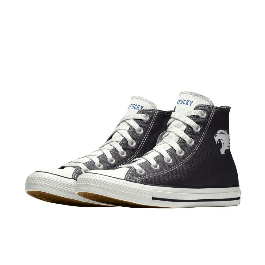 Giày Converse Custom Chuck Taylor All Star University of Kentucky Wildcats By You Nam Đen