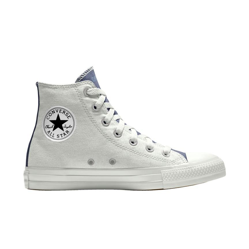 Giày Converse Custom Chuck Taylor All Star University of North Carolina Tar Heels By You Nam Trắng