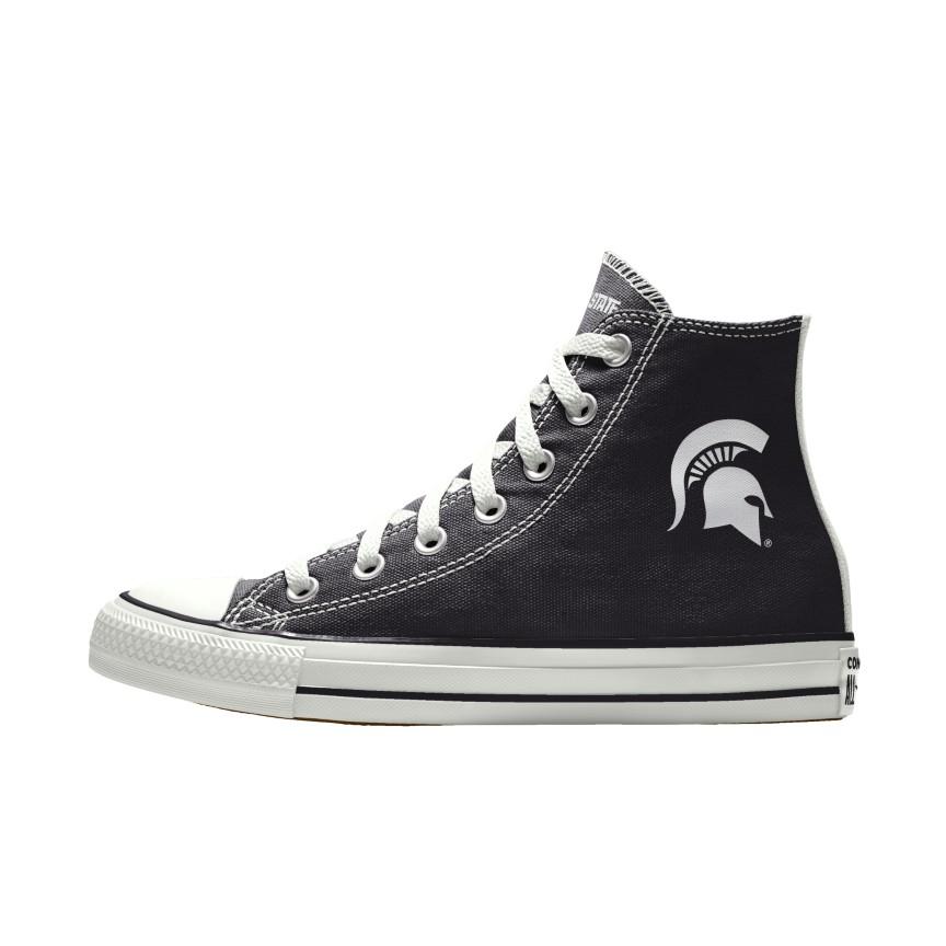 Giày Converse Custom Chuck Taylor All Star Michigan State Spartans By You Nam Đen