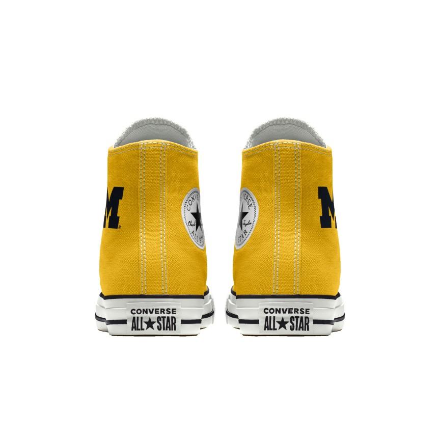 Giày Converse Custom Chuck Taylor All Star University of Michigan Wolverines By You Nam Vàng