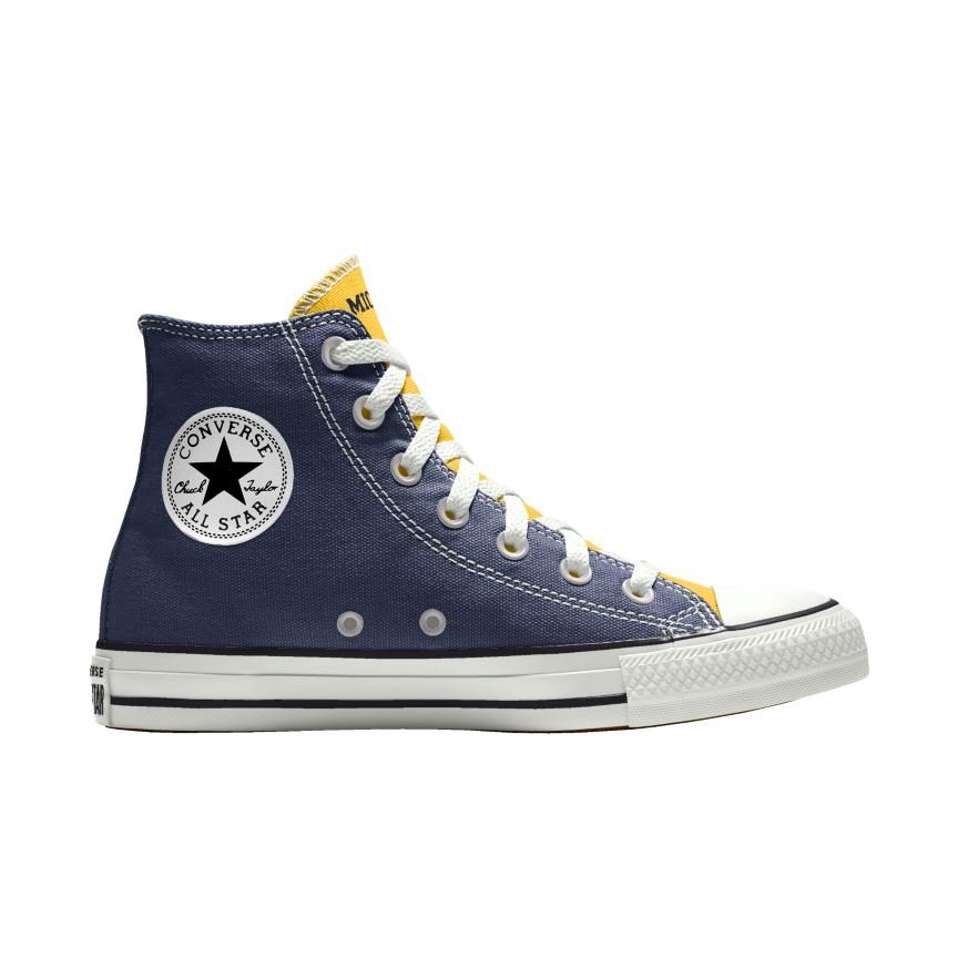 Giày Converse Custom Chuck Taylor All Star University of Michigan Wolverines By You Nam Xanh Dương