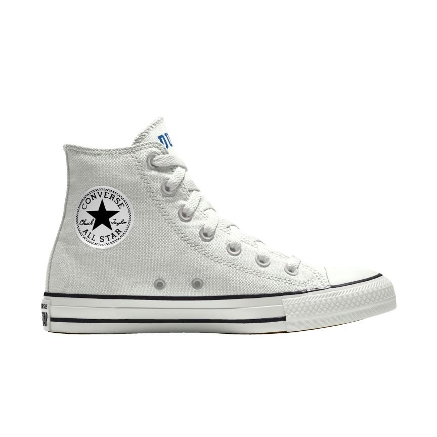 Giày Converse Custom Chuck Taylor All Star Duke University Blue Devils By You Nam Trắng