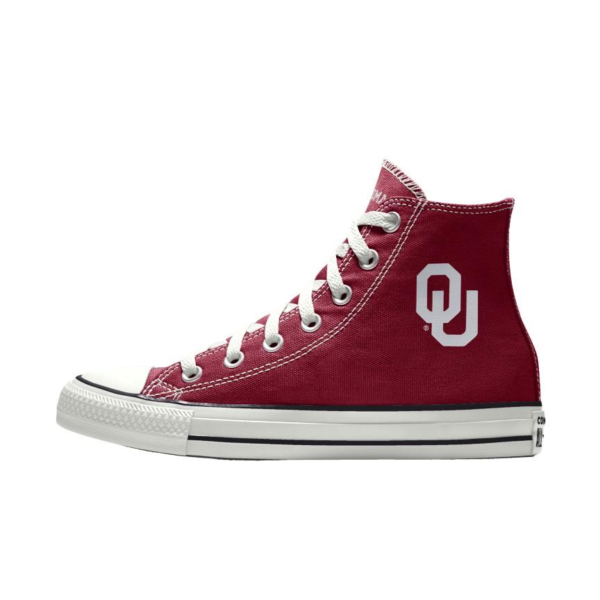 Giày Converse Custom Chuck Taylor All Star The University of Oklahoma Sooners By You Nam Đỏ