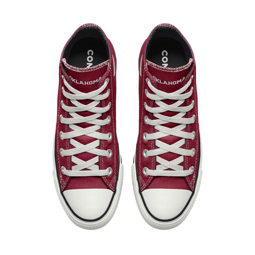 Giày Converse Custom Chuck Taylor All Star The University of Oklahoma Sooners By You Nam Đỏ