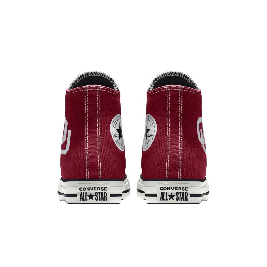 Giày Converse Custom Chuck Taylor All Star The University of Oklahoma Sooners By You Nam Đỏ