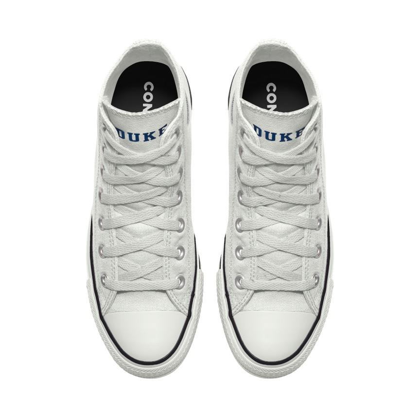 Giày Converse Custom Chuck Taylor All Star Duke University Blue Devils By You Nam Trắng