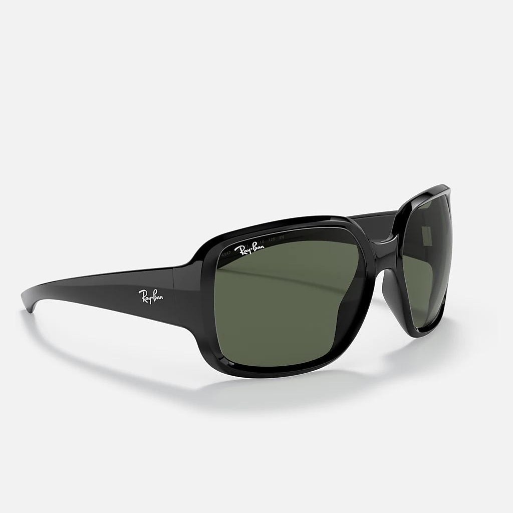 Kính Ray-Ban Rb4347 Đen Xanh Lá