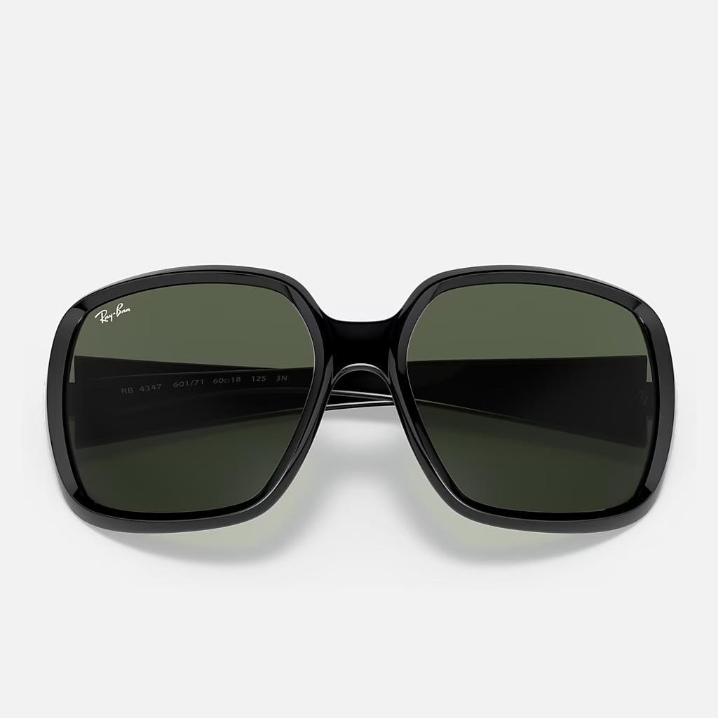 Kính Ray-Ban Rb4347 Đen Xanh Lá